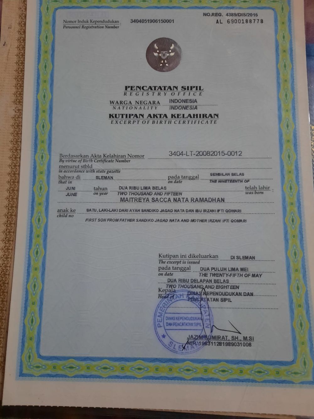 MAITREYA SACCA NATA RAMADHAN